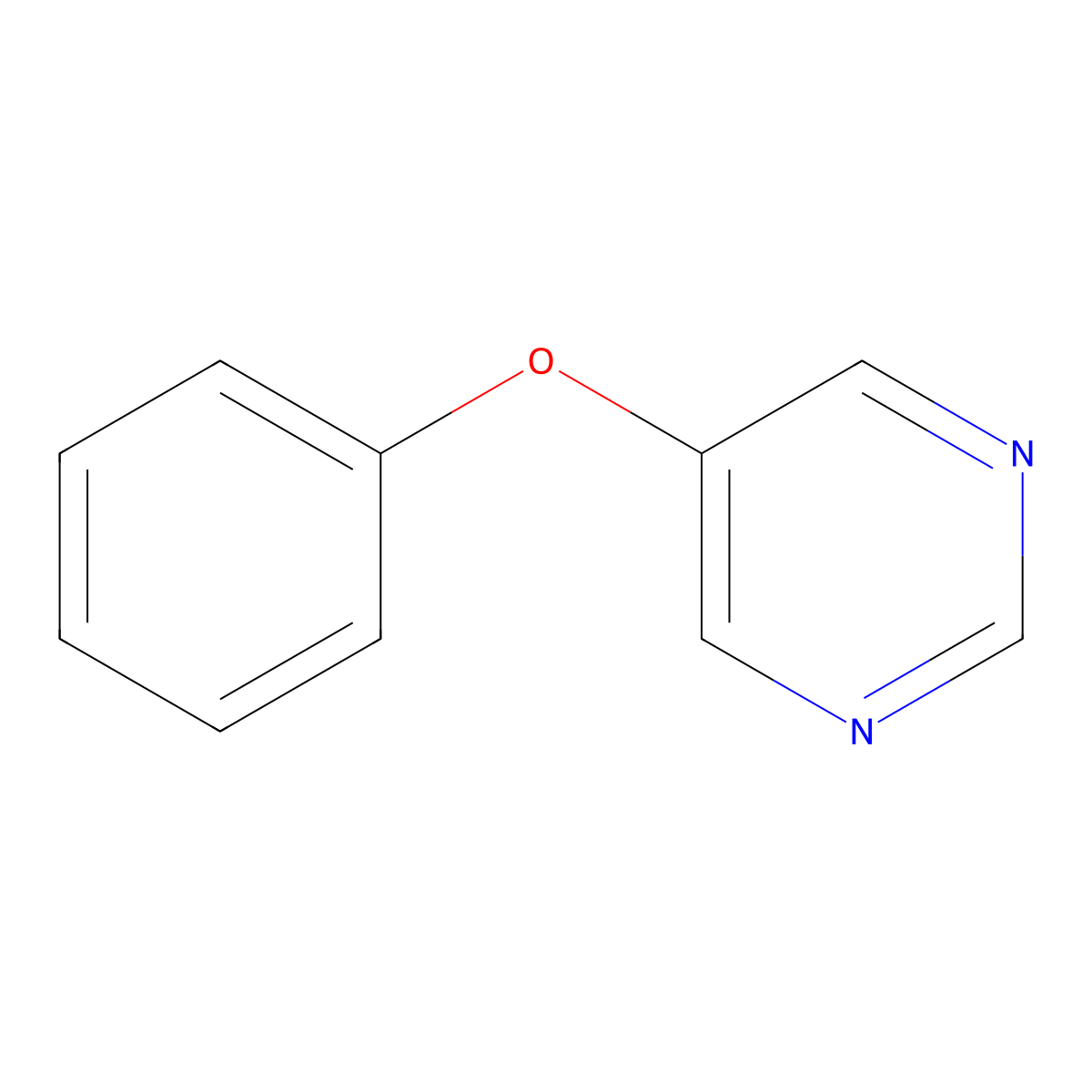 5-Phenoxypyrimidine molecular structure, CAS 430439-81-9