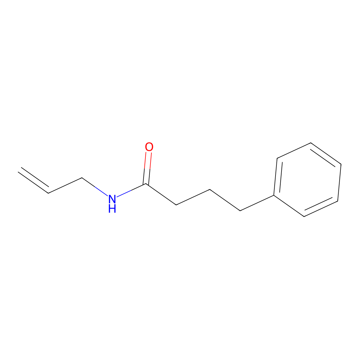 4-phenyl-N-prop-2-enylbutanamide molecular structure, CAS 430450-20-7