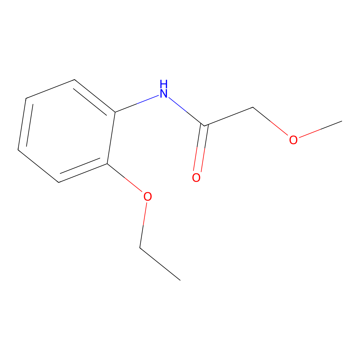 N-(2-ethoxyphenyl)-2-methoxyacetamide molecular structure, CAS 430457-21-9