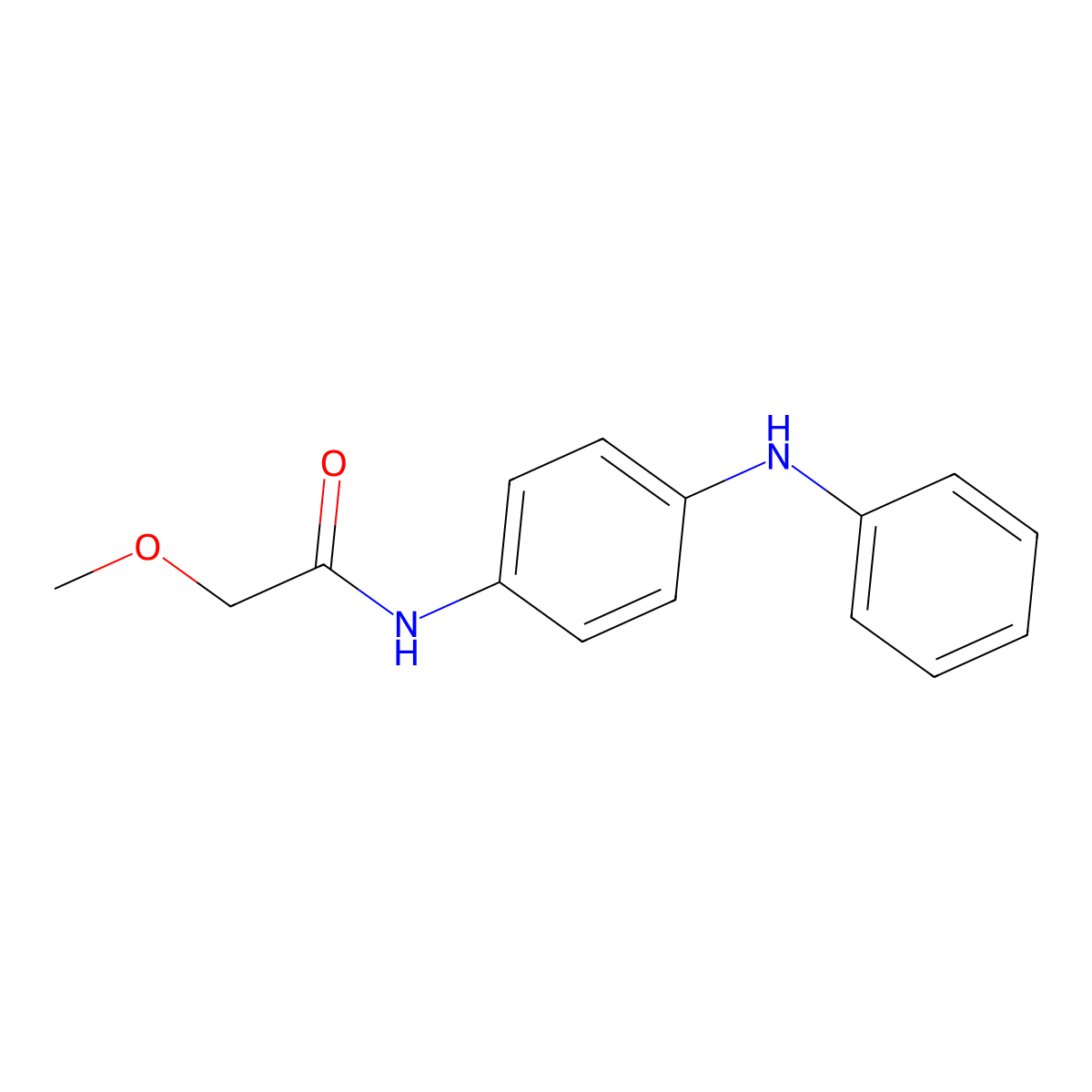 N-(4-anilinophenyl)-2-methoxyacetamide molecular structure, CAS 430463-34-6