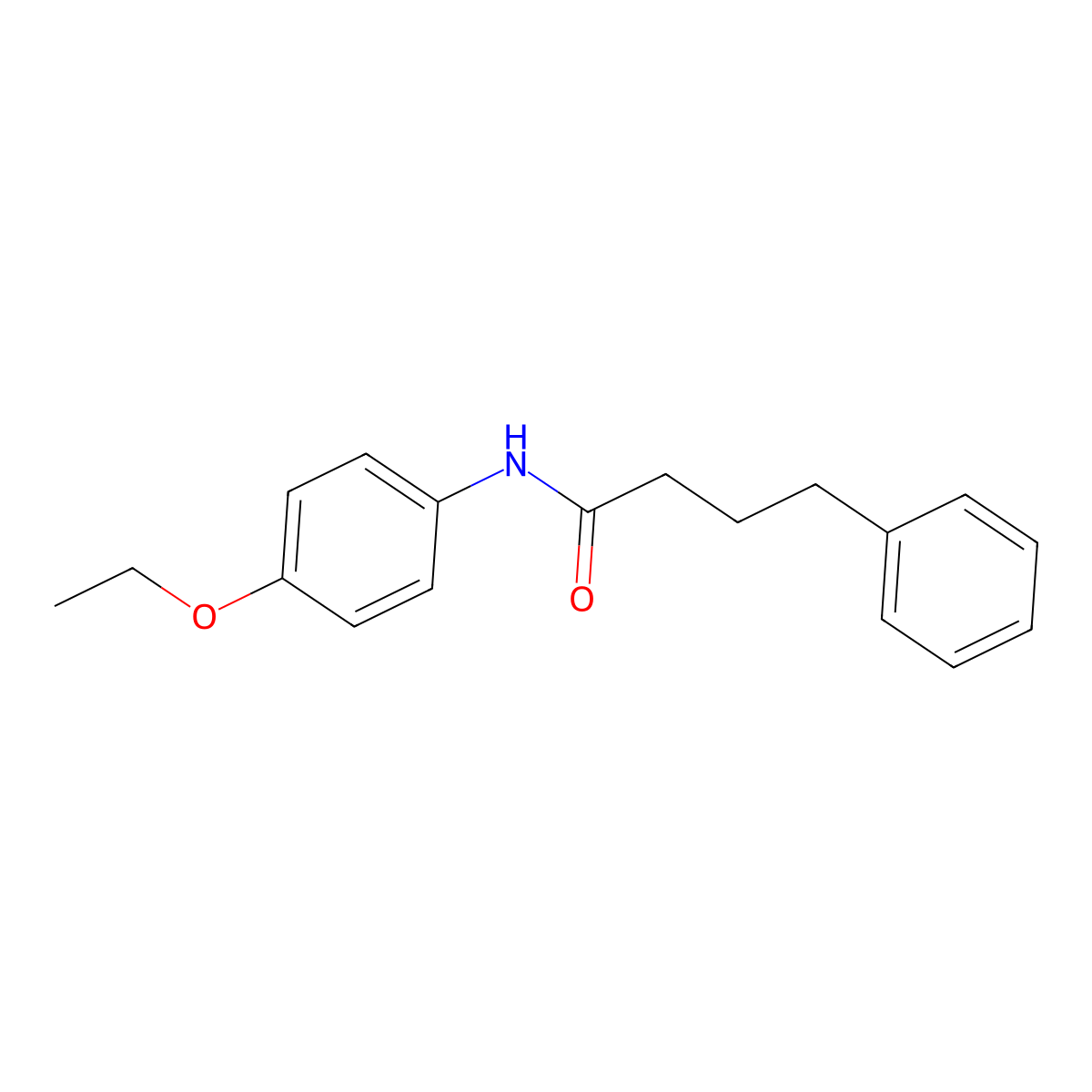 N-(4-ethoxyphenyl)-4-phenylbutanamide molecular structure, CAS 430464-32-7