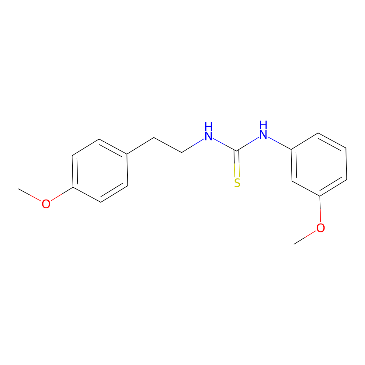 1-(3-Methoxyphenyl)-3-[2-(4-methoxyphenyl)ethyl]thiourea molecular structure, CAS 430469-56-0