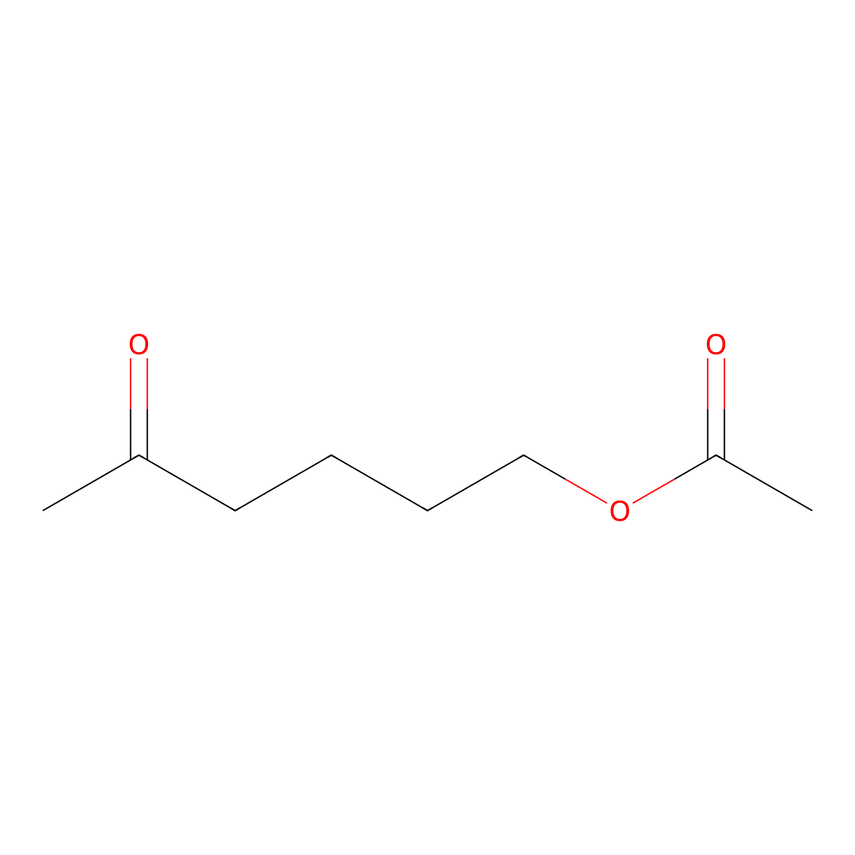 6-(Acetyloxy)-2-hexanone molecular structure, CAS 4305-26-4