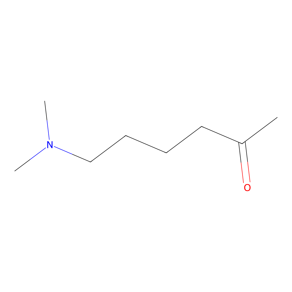 6-(Dimethylamino)hexan-2-one molecular structure, CAS 4305-31-1