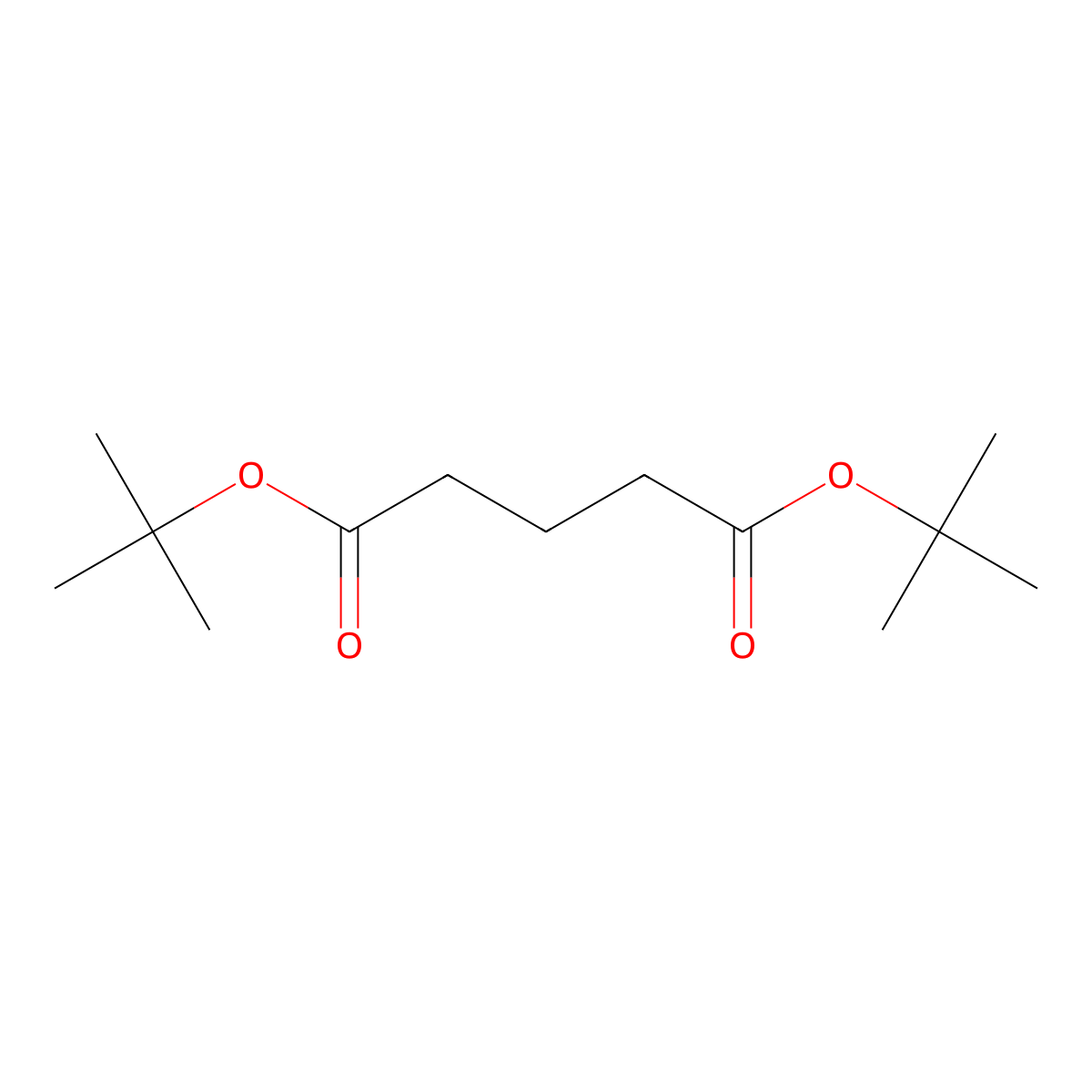 Di-tert-butyl glutarate molecular structure, CAS 43052-39-7