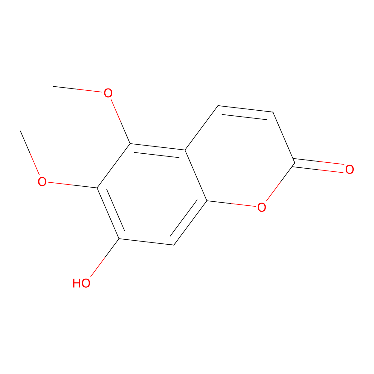 Umckalin molecular structure, CAS 43053-62-9