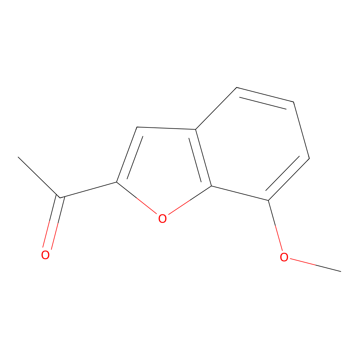 Ethanone, 1-(7-methoxy-2-benzofuranyl)- molecular structure, CAS 43071-52-9