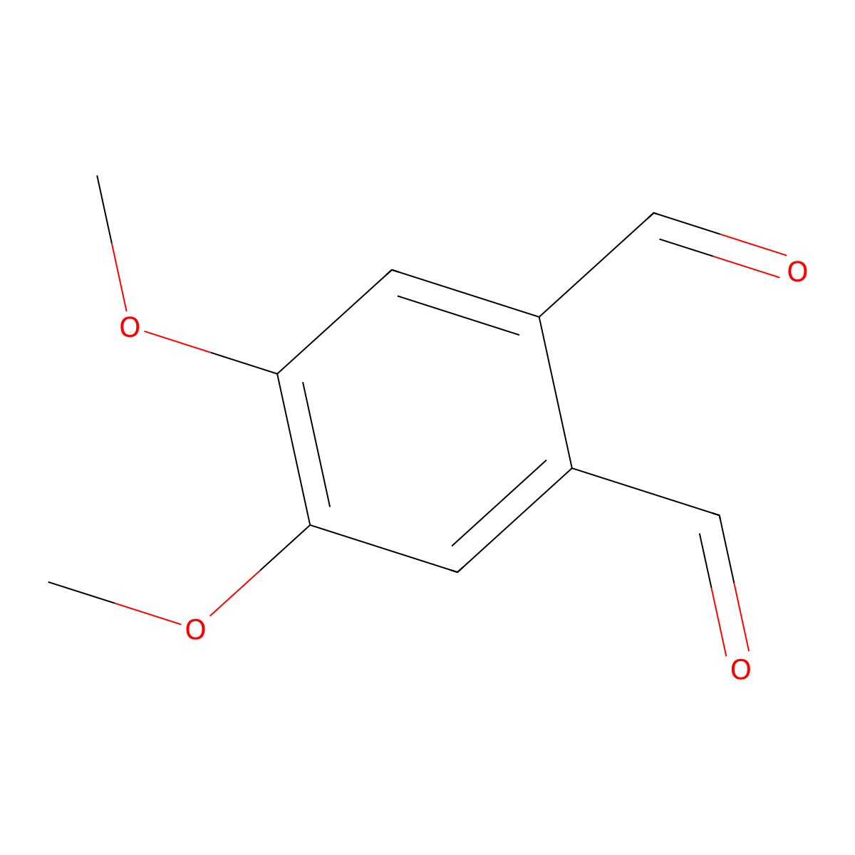 4,5-Dimethoxyphthalaldehyde molecular structure, CAS 43073-12-7