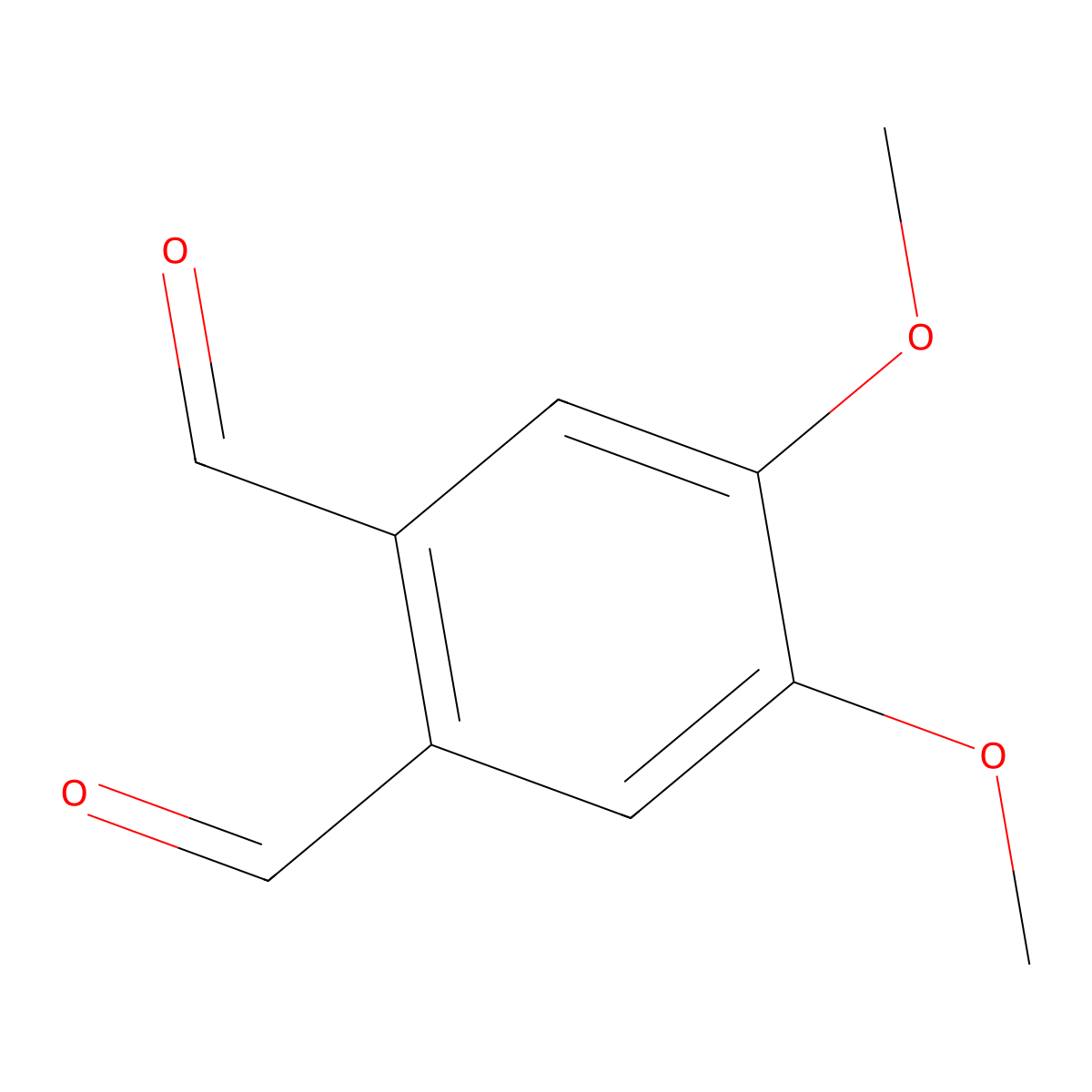 4,5-Dimethoxyphthalaldehyde molecular structure, CAS 43073-12-7
