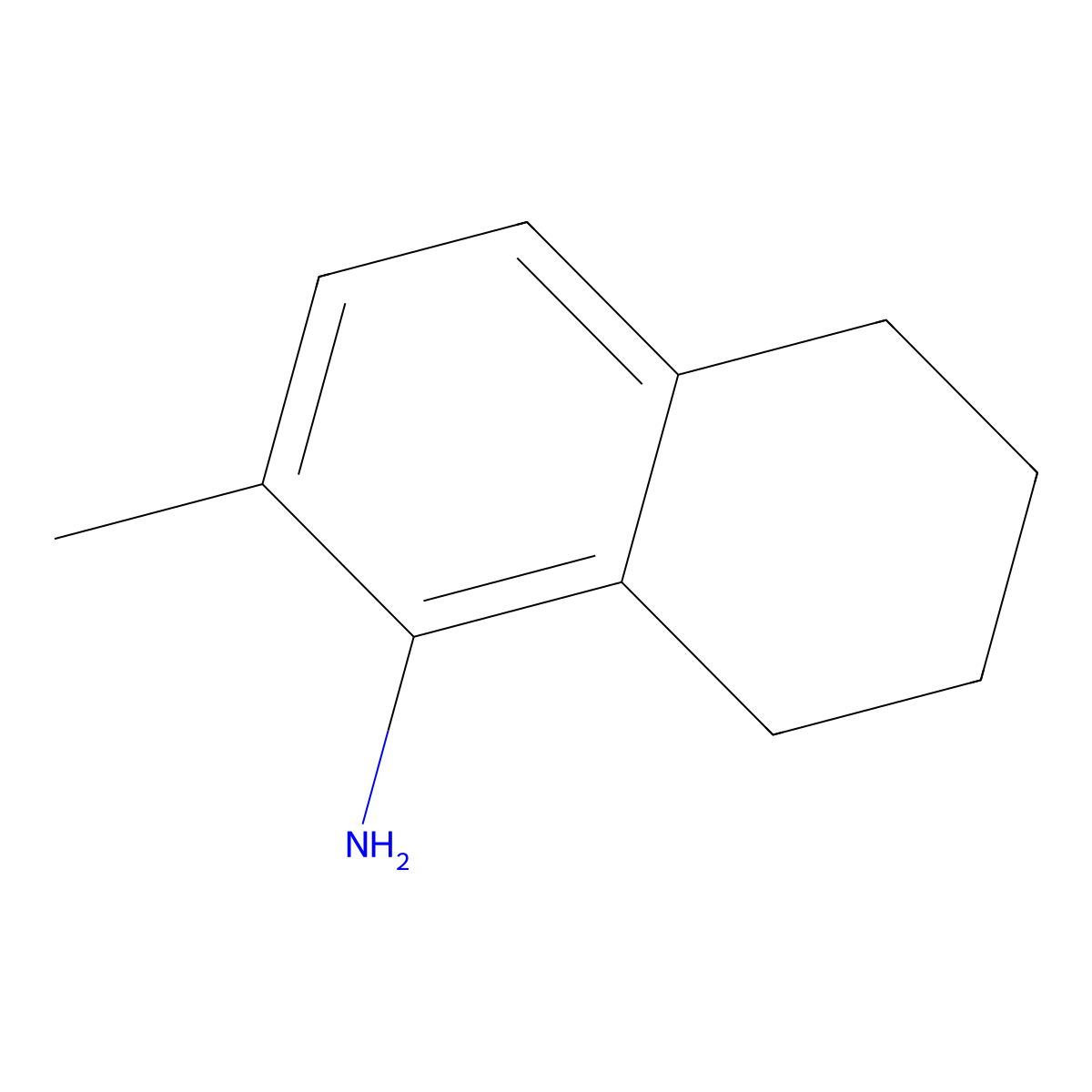 2-Methyl-5,6,7,8-tetrahydronaphthalen-1-amine molecular structure, CAS 43082-49-1