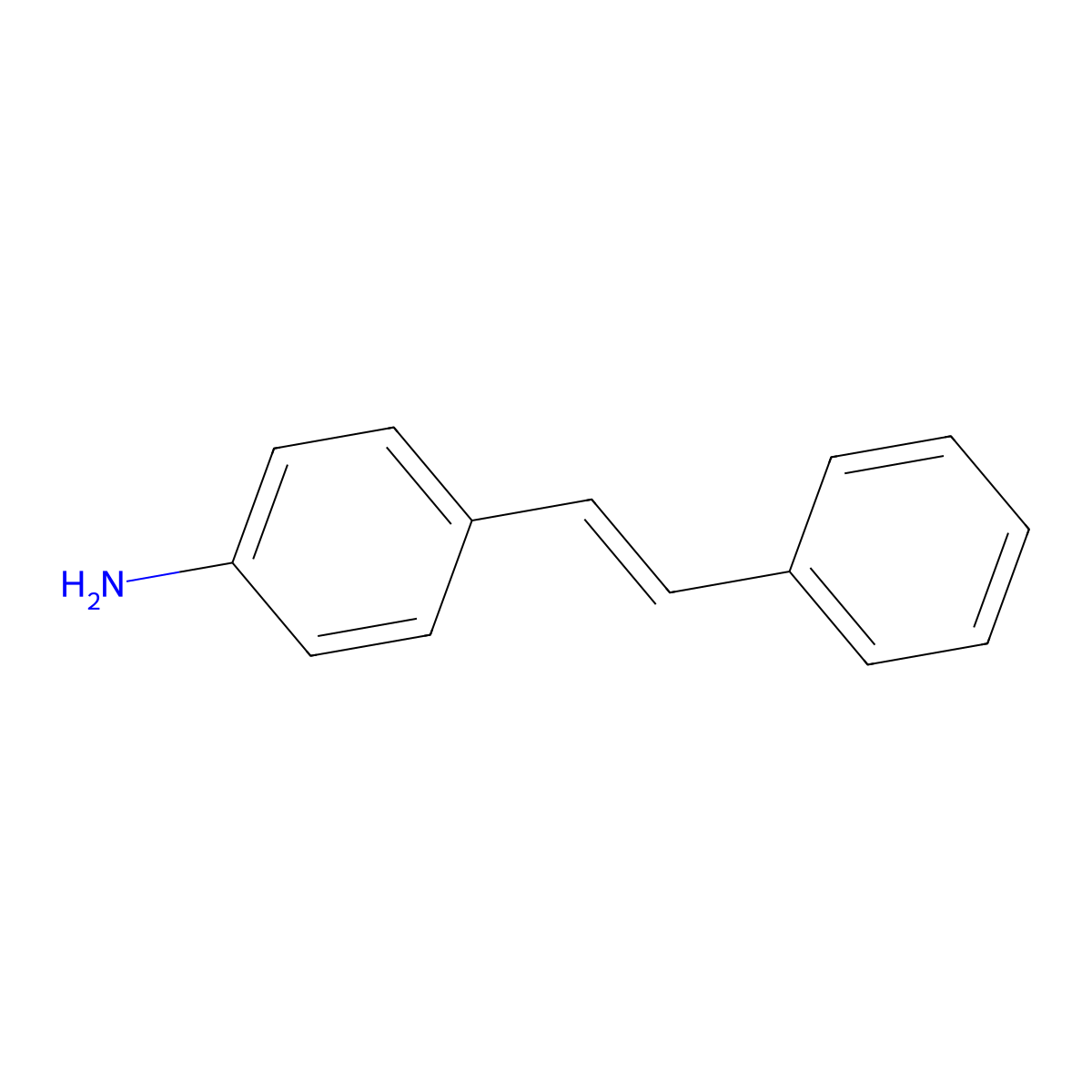 4-Aminostilbene molecular structure, CAS 4309-66-4