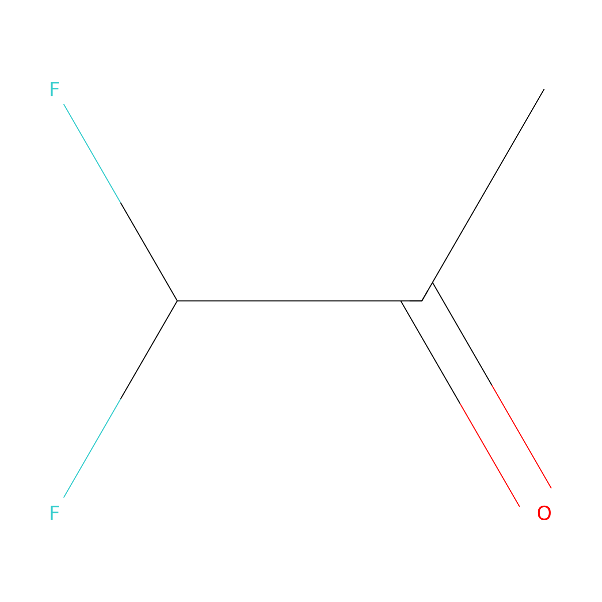 1,1-Difluoropropan-2-one molecular structure, CAS 431-05-0
