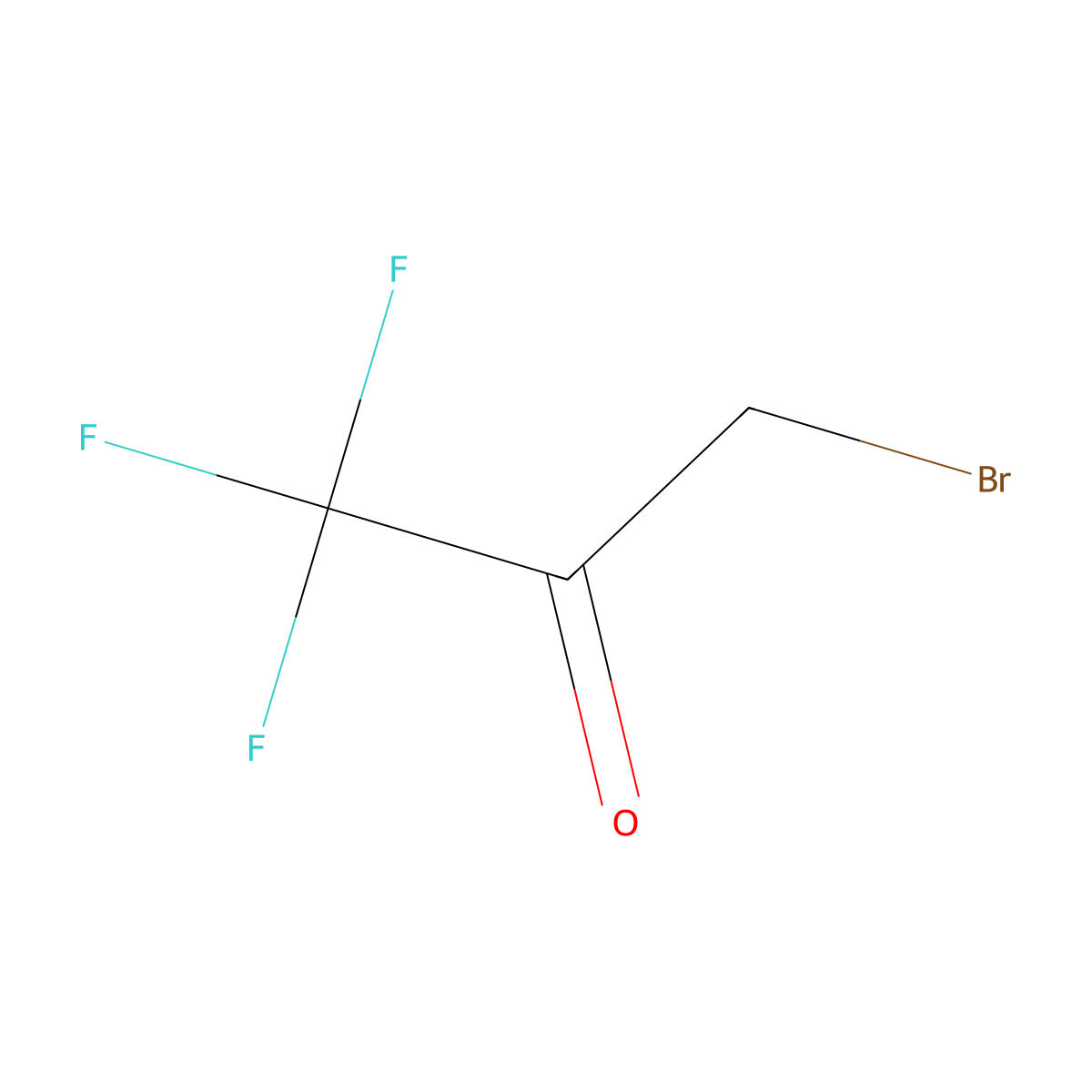 3-Bromo-1,1,1-trifluoro-2-propanone molecular structure, CAS 431-35-6