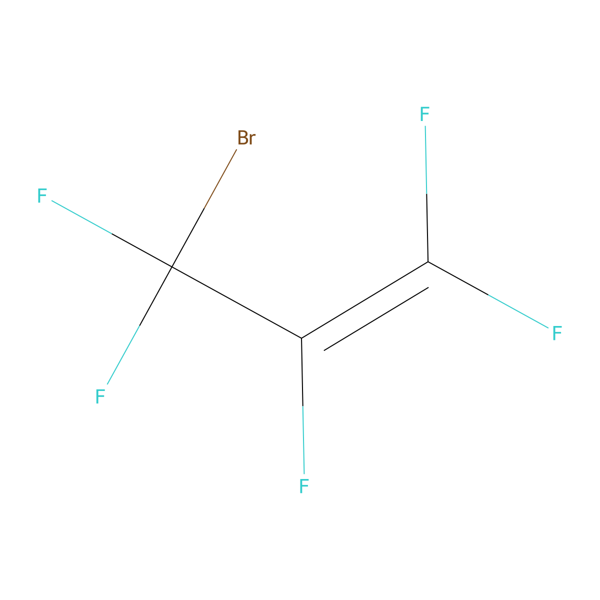 3-Bromo-1,1,2,3,3-pentafluoroprop-1-ene molecular structure, CAS 431-56-1