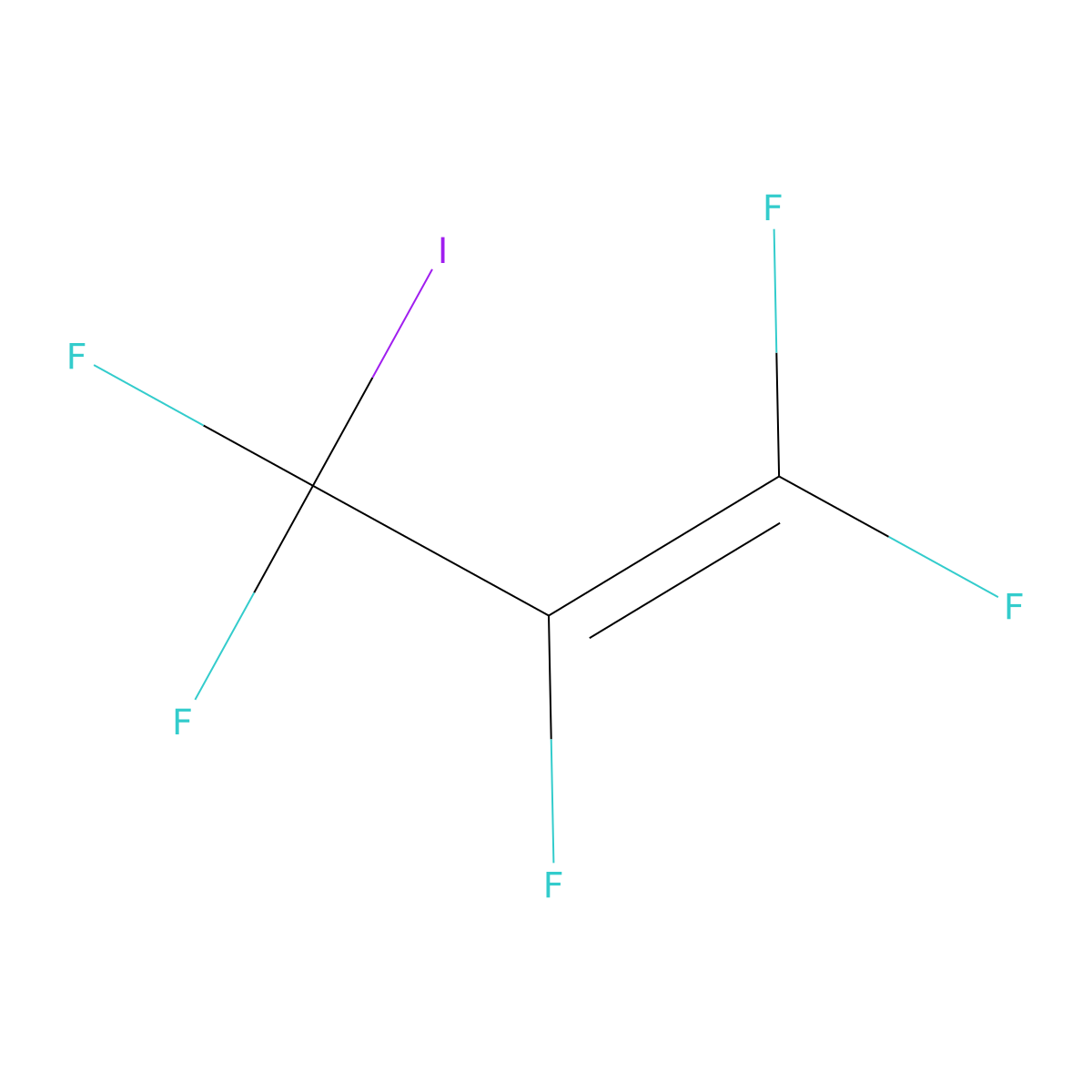 3-Iodopentafluoropropene-1 molecular structure, CAS 431-65-2