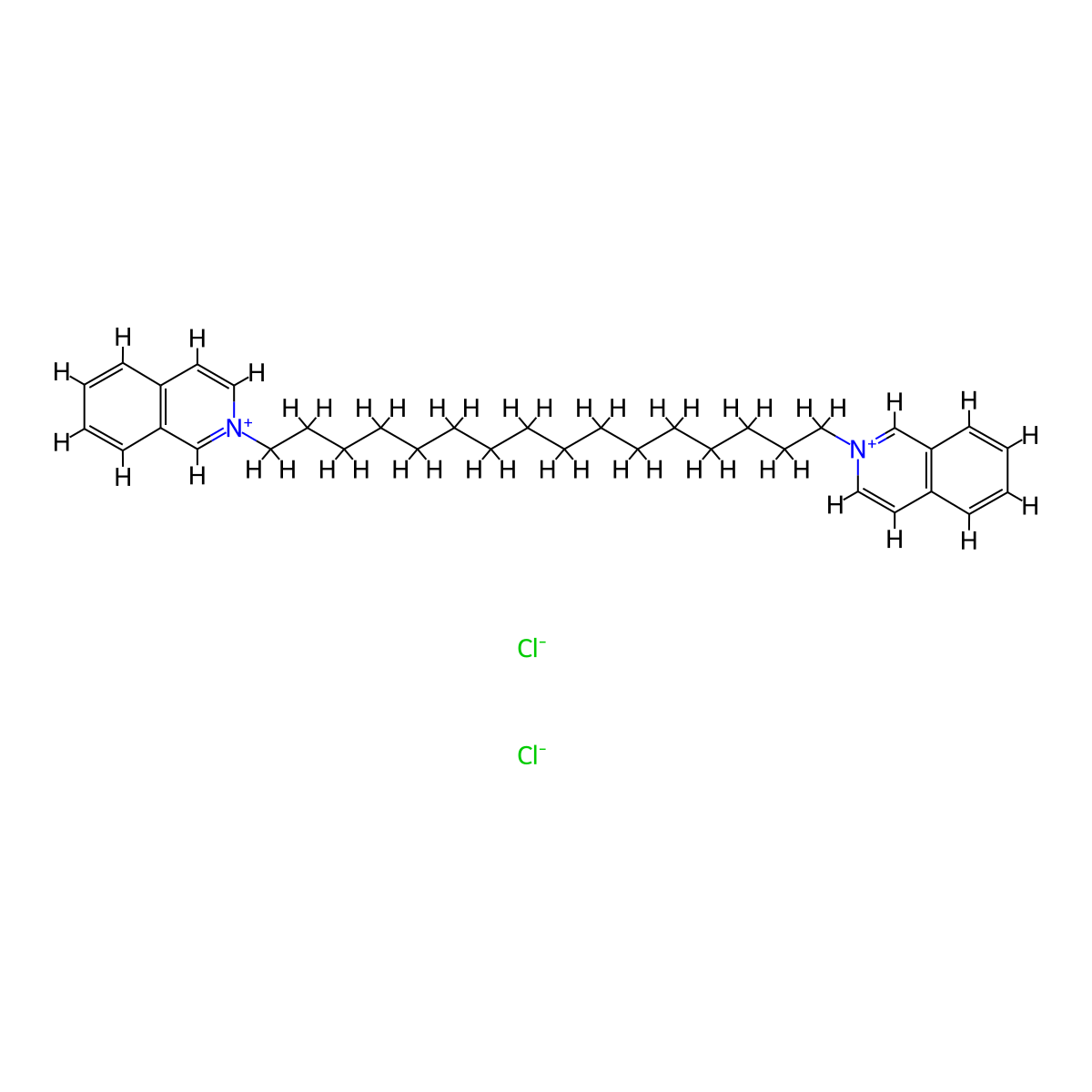Hedaquinium Chloride molecular structure, CAS 4310-89-8