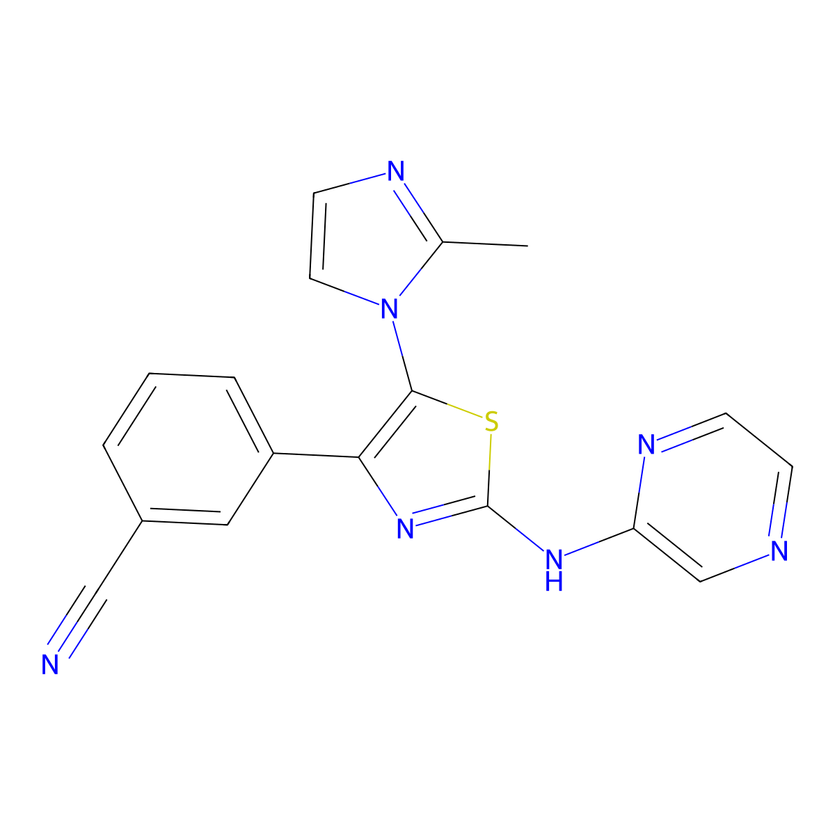 Adenosine antagonist-1 molecular structure, CAS 431040-19-6