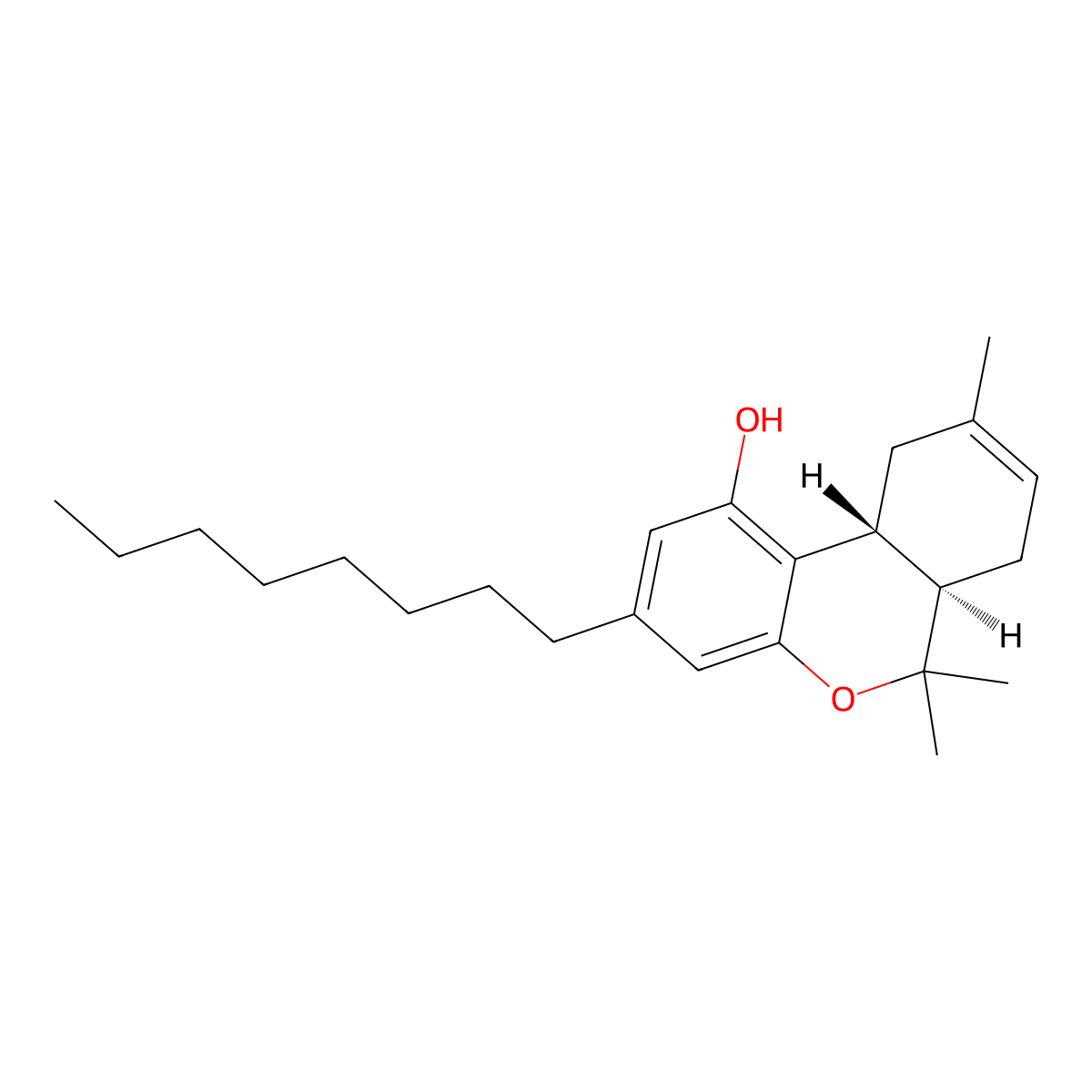 Delta8-THC-C8 molecular structure, CAS 431041-39-3