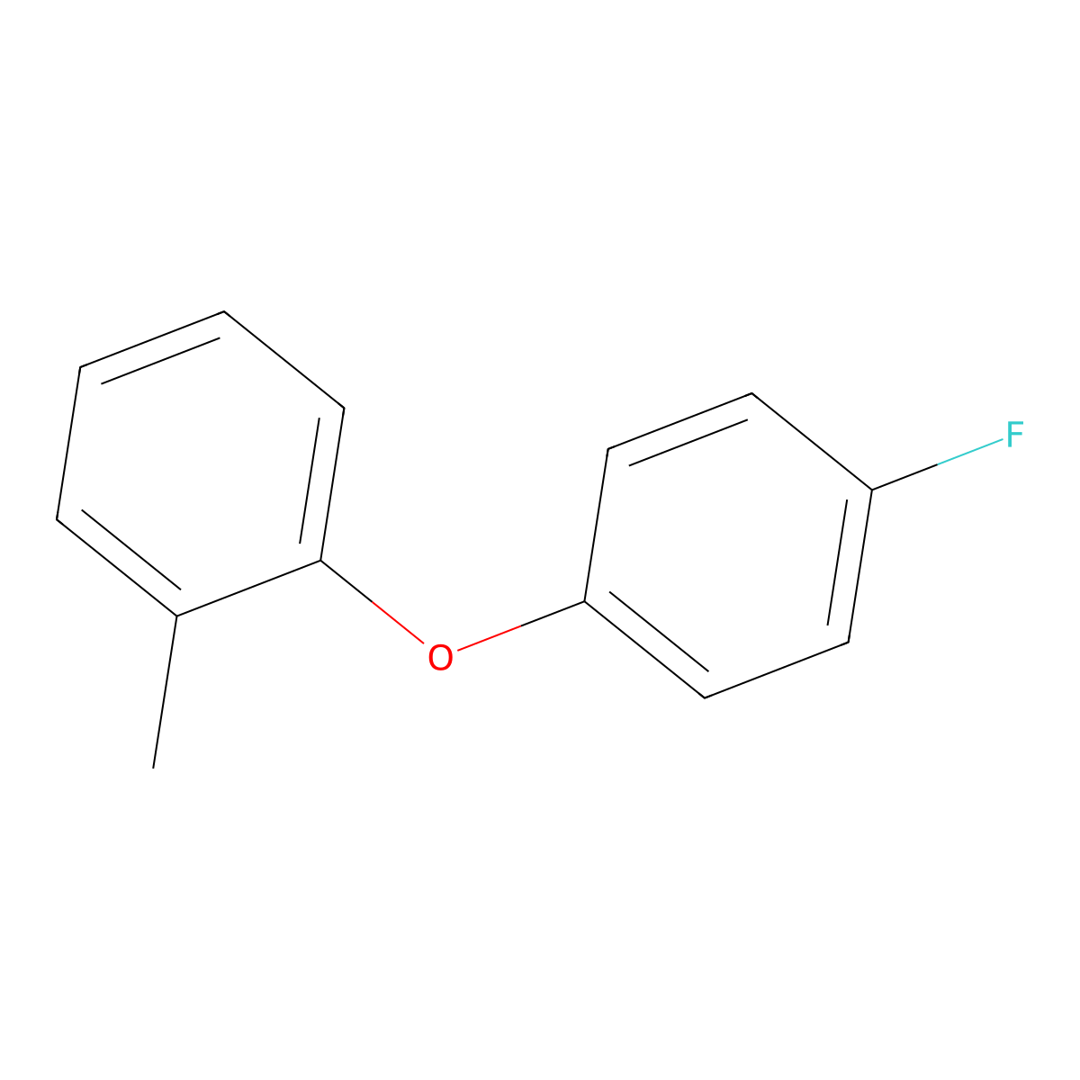 (4-Fluorophenyl)(2-methylphenyl) ether molecular structure, CAS 431047-37-9
