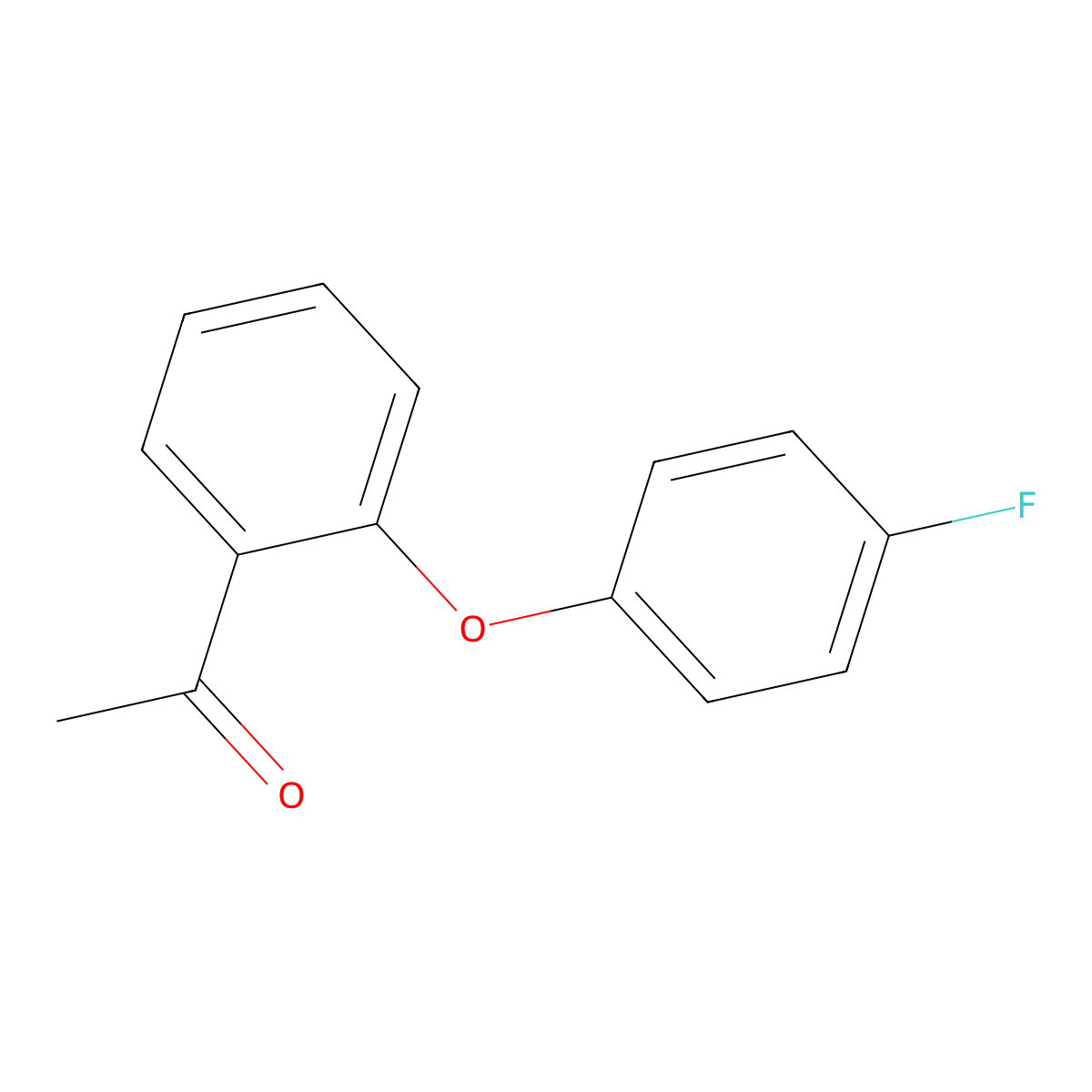 1-(2-(4-Fluorophenoxy)phenyl)ethanone molecular structure, CAS 431047-38-0