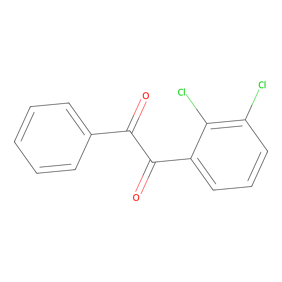 1-(2,3-Dichlorophenyl)-2-phenylethane-1,2-dione molecular structure, CAS 431067-92-4