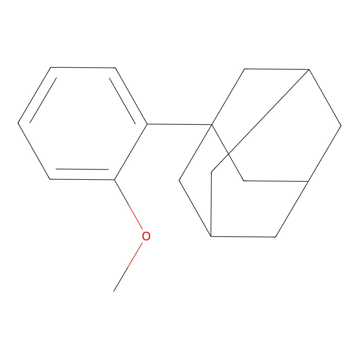 1-(2-Methoxyphenyl)adamantane molecular structure, CAS 43109-77-9