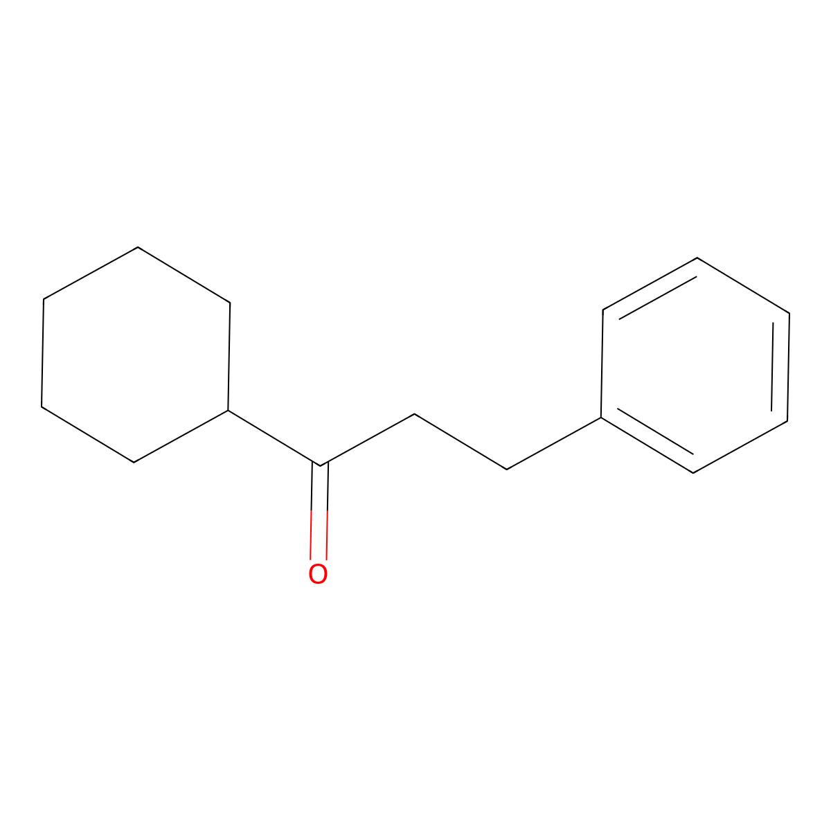 1-Cyclohexyl-3-phenylpropan-1-one molecular structure, CAS 43125-06-0