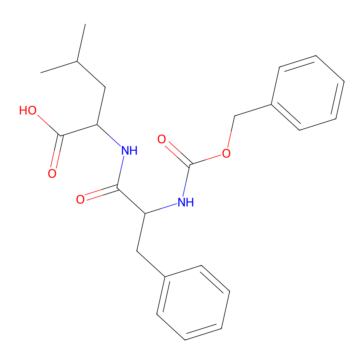 Z-Phe-Leu molecular structure, CAS 4313-73-9