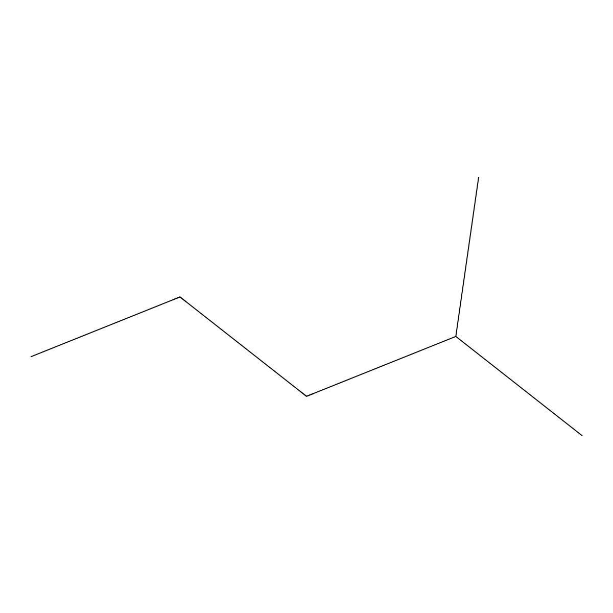 2-Methylpentane molecular structure, CAS 43133-95-5