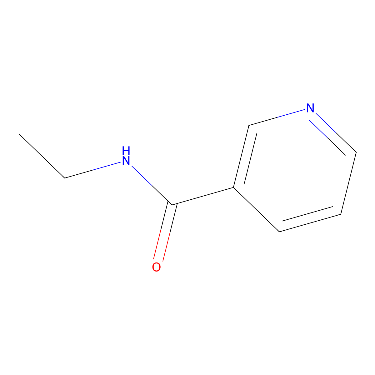 N-Ethylnicotinamide molecular structure, CAS 4314-66-3