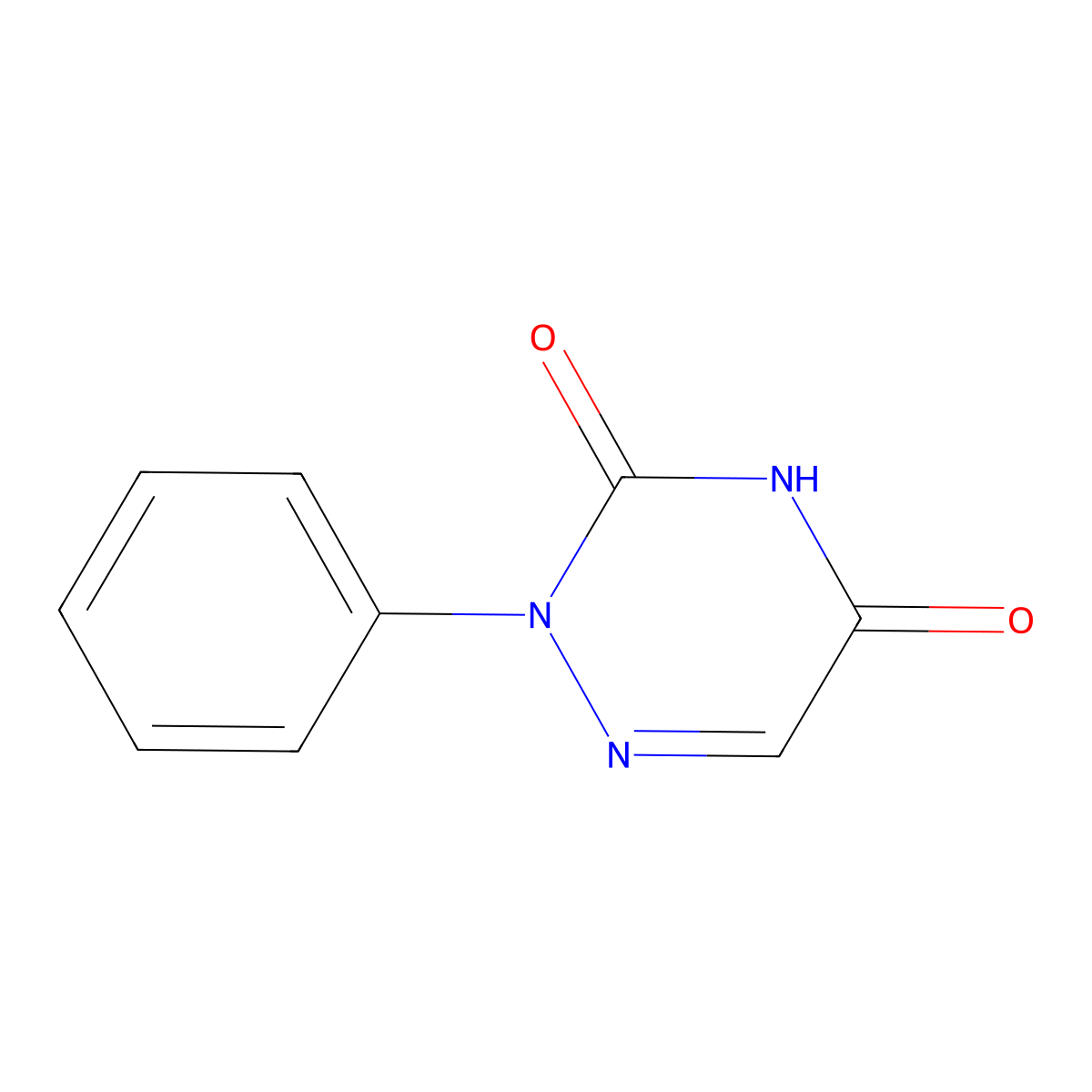 2-Phenyl-2,3,4,5-tetrahydro-1,2,4-triazine-3,5-dione molecular structure, CAS 4315-66-6