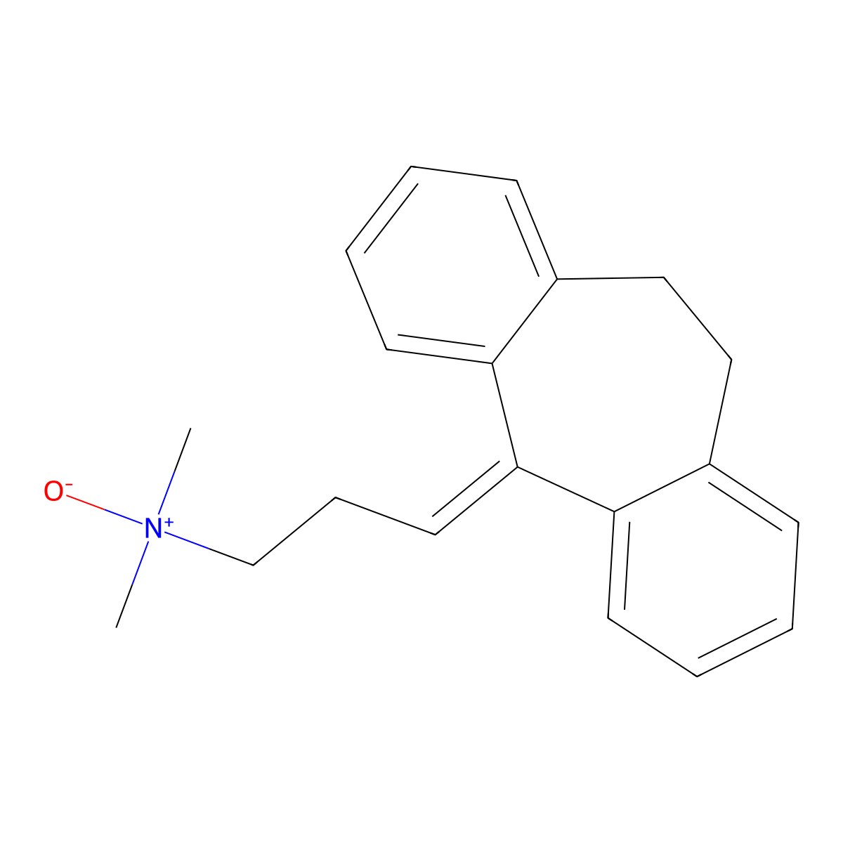 Amitriptylinoxide molecular structure, CAS 4317-14-0