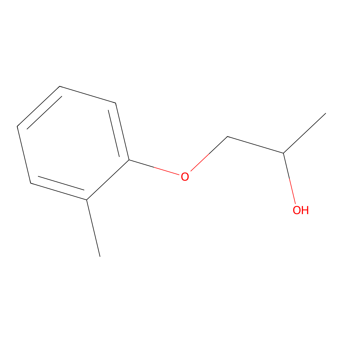 1-(2-Methylphenoxy)-2-propanol molecular structure, CAS 4317-61-7