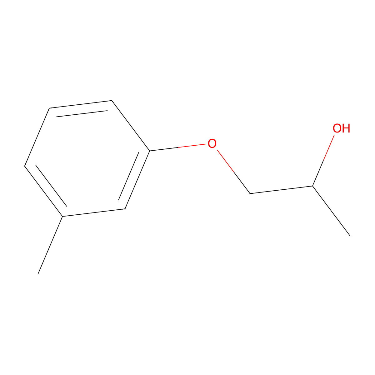1-(3-Methylphenoxy)-2-propanol molecular structure, CAS 4317-62-8