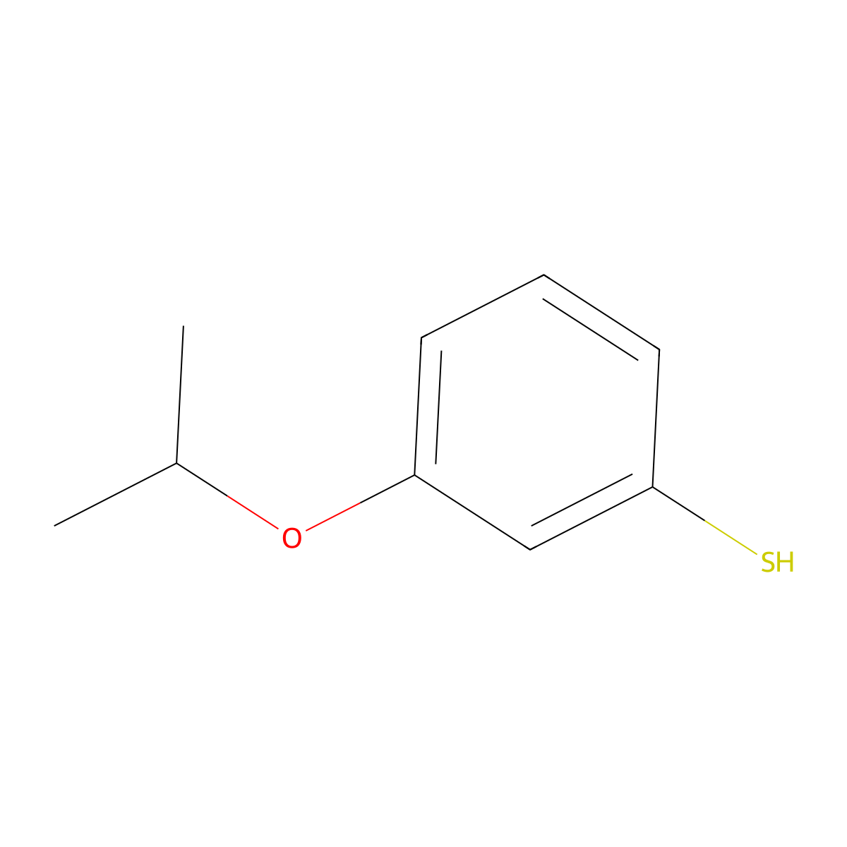 3-iso-Propoxythiophenol molecular structure, CAS 431878-97-6