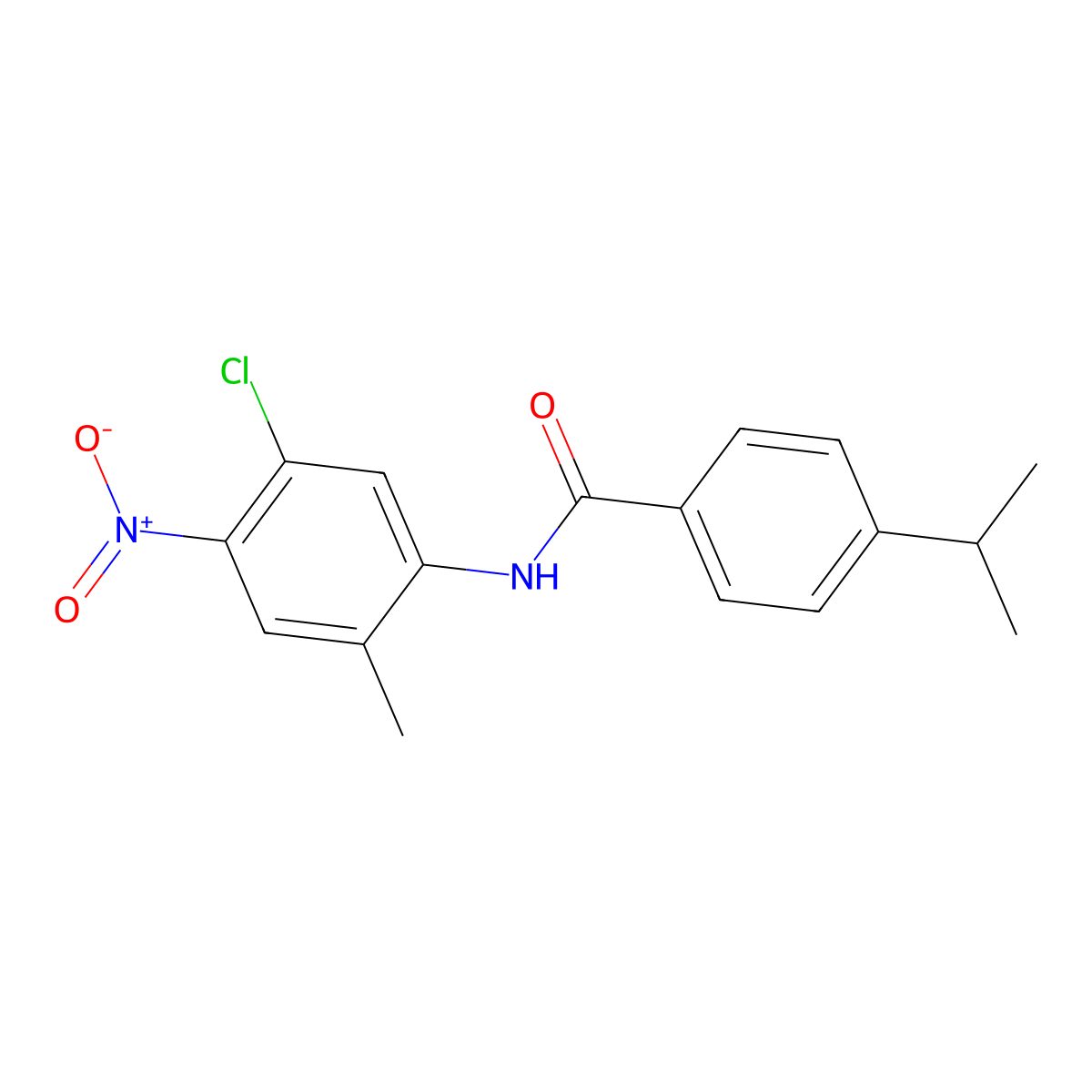 N-{5-chloro-4-nitro-2-methylphenyl}-4-isopropylbenzamide molecular structure, CAS 431891-65-5