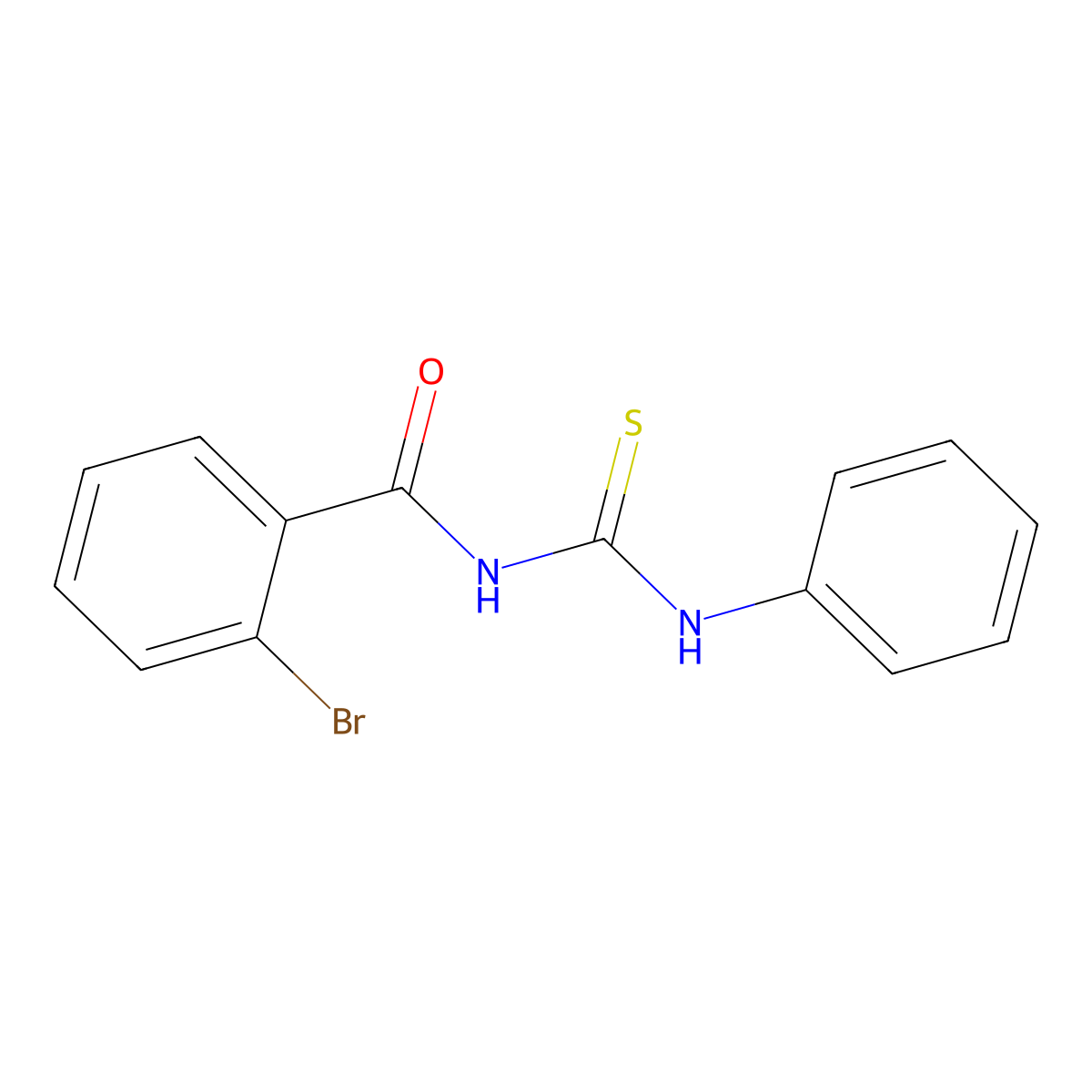 2-bromo-N-(phenylcarbamothioyl)benzamide molecular structure, CAS 431893-51-5