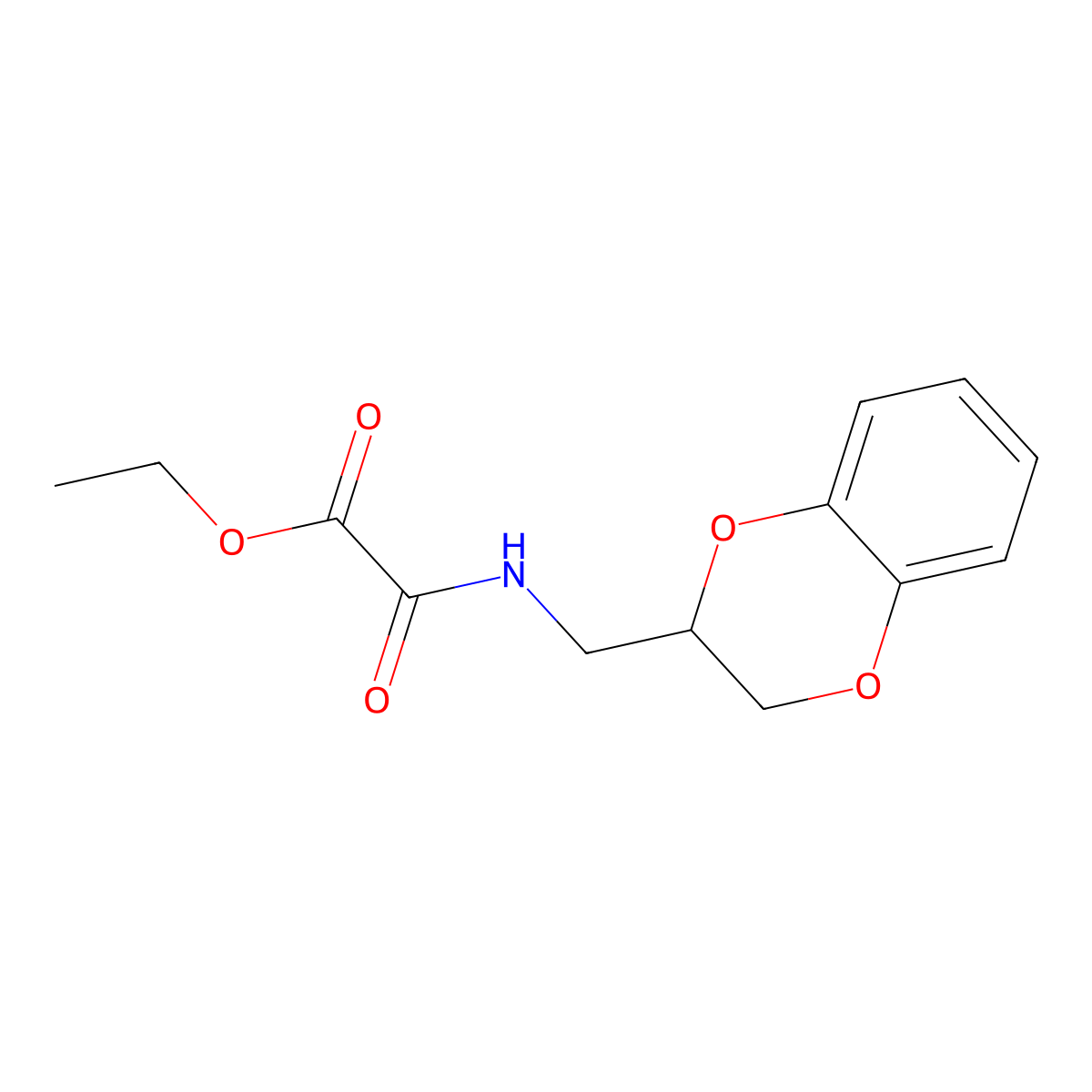 Ethyl [(2,3-dihydro-1,4-benzodioxin-2-ylmethyl)amino](oxo)acetate molecular structure, CAS 431895-08-8