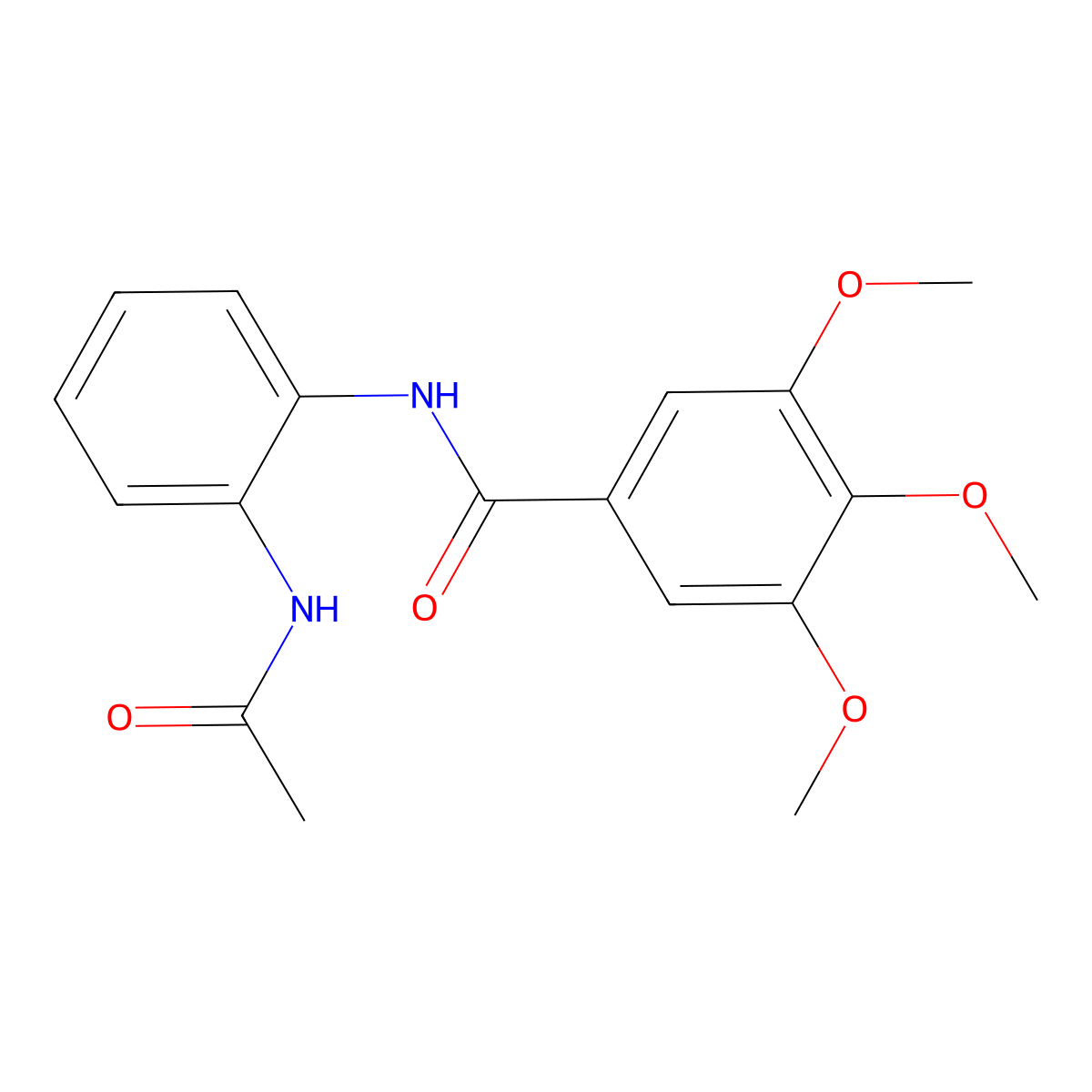 N-(2-acetamidophenyl)-3,4,5-trimethoxybenzamide molecular structure, CAS 431910-80-4