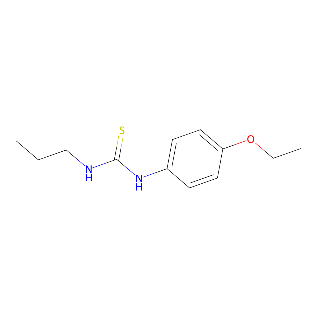 1-(4-Ethoxyphenyl)-3-propylthiourea molecular structure, CAS 431922-74-6