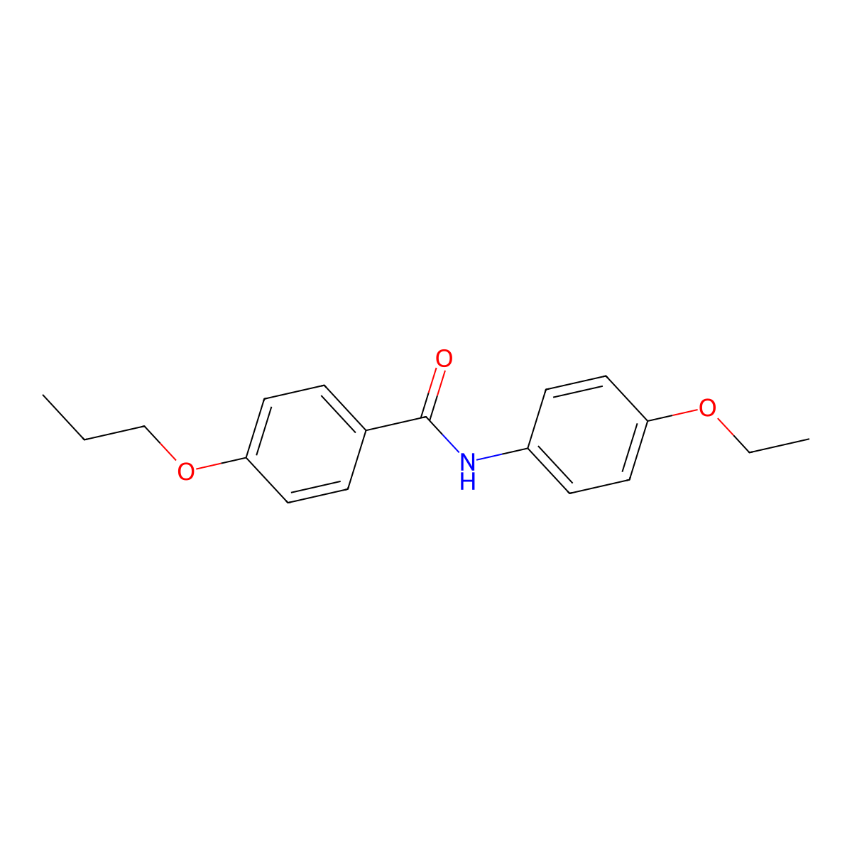 N-(4-ethoxyphenyl)-4-propoxybenzamide molecular structure, CAS 431930-49-3