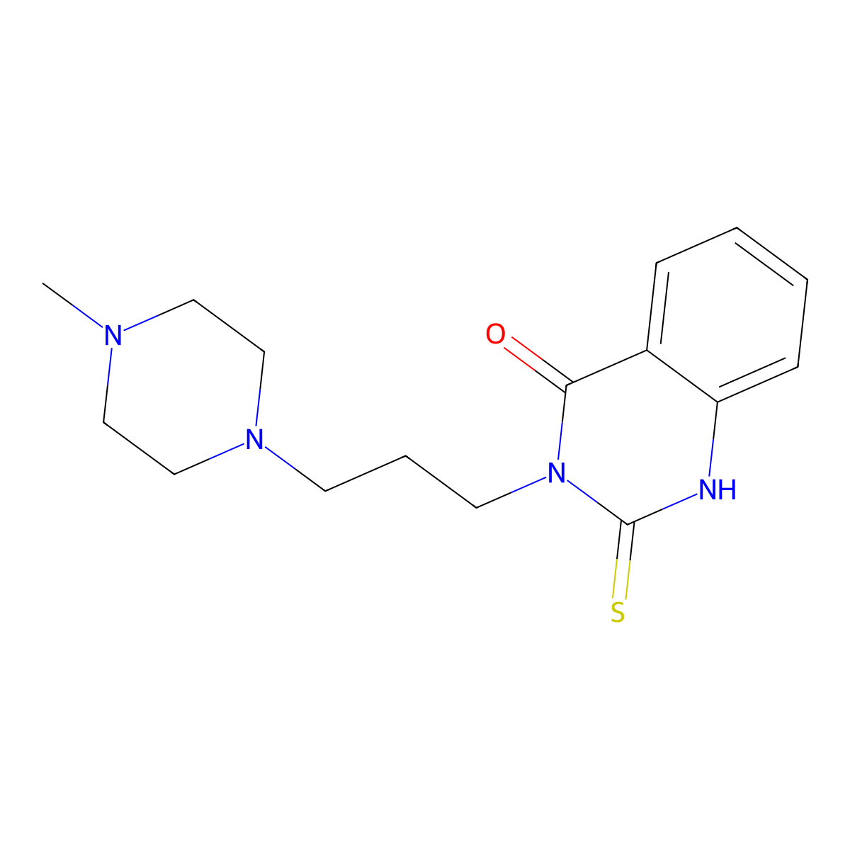 3-[3-(4-Methylpiperazin-1-yl)propyl]-2-sulfanylidene-1,2,3,4-tetrahydroquinazolin-4-one molecular structure, CAS 431932-36-4