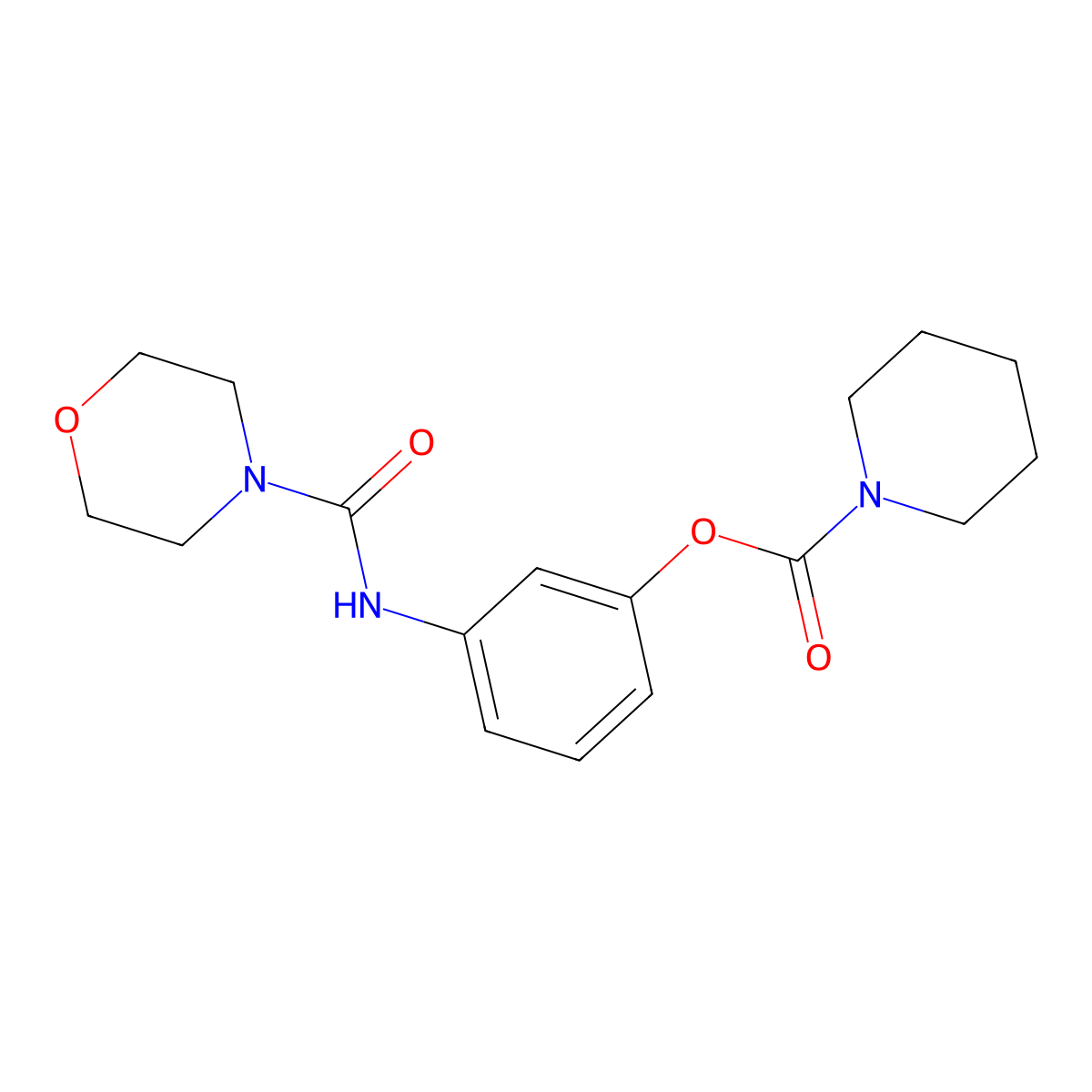 [3-(Morpholine-4-carbonylamino)phenyl] piperidine-1-carboxylate molecular structure, CAS 431937-68-7