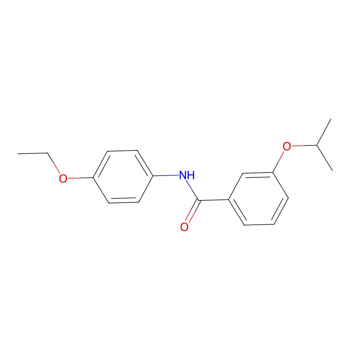 N-(4-ethoxyphenyl)-3-propan-2-yloxybenzamide molecular structure, CAS 431938-13-5
