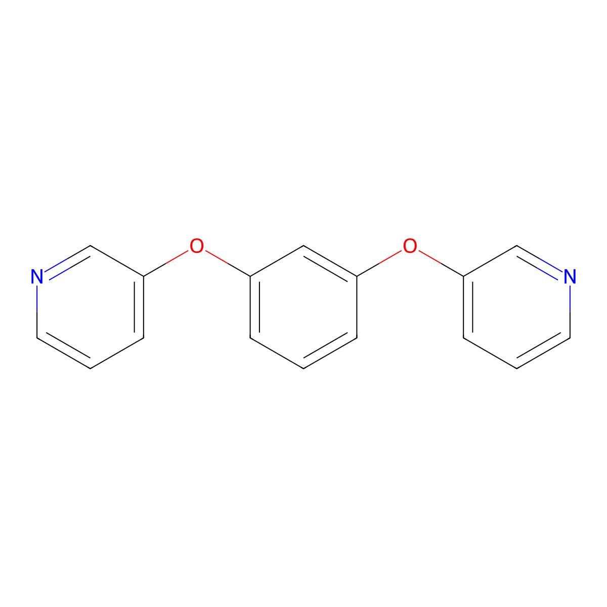3-(3-Pyridin-3-yloxyphenoxy)pyridine molecular structure, CAS 431980-12-0