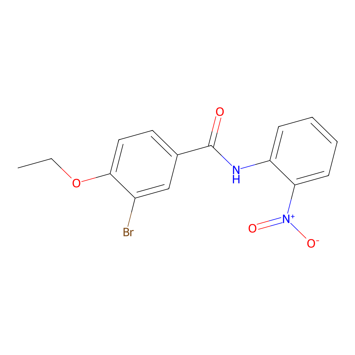 3-bromo-4-ethoxy-N-(2-nitrophenyl)benzamide molecular structure, CAS 431992-25-5