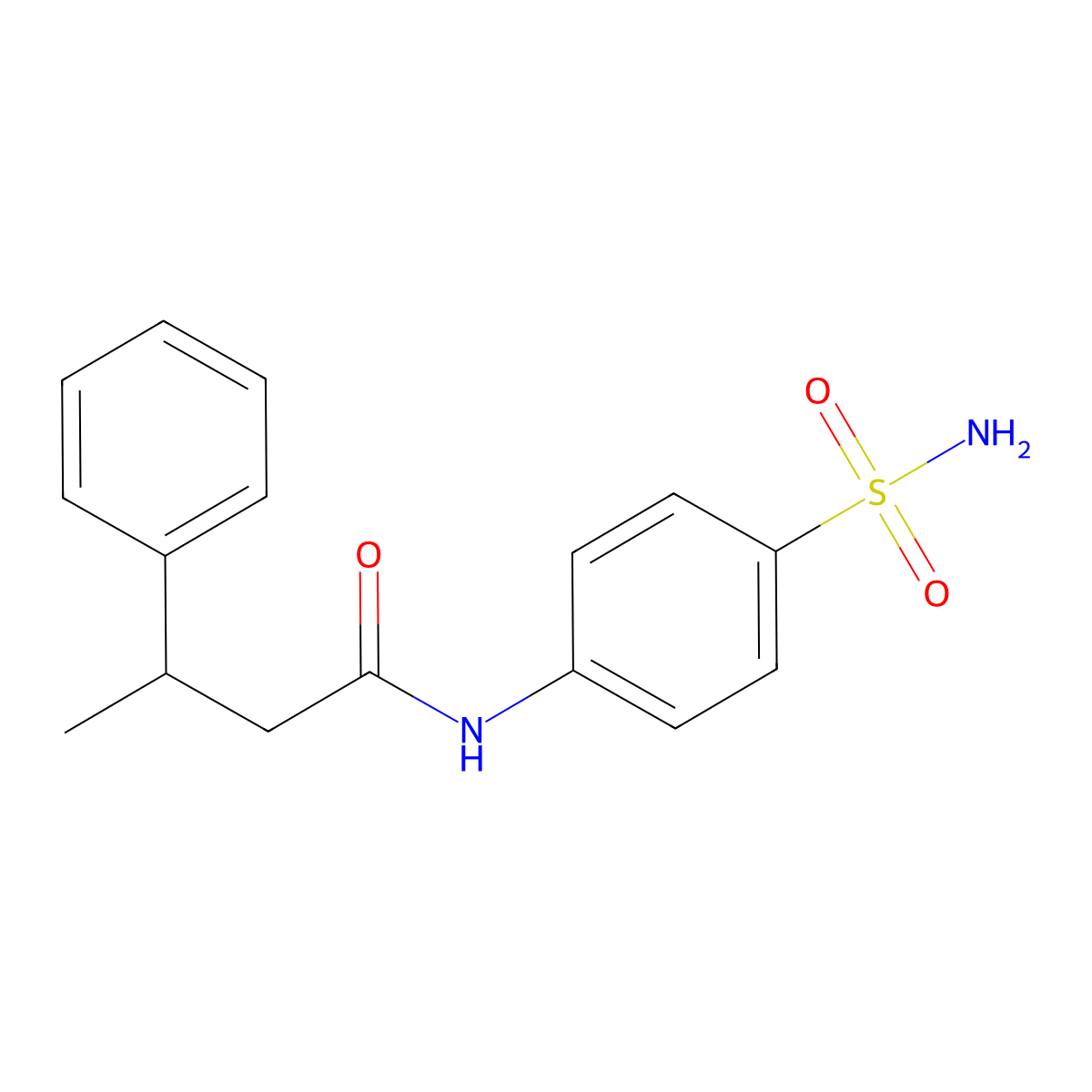 3-phenyl-N-(4-sulfamoylphenyl)butanamide molecular structure, CAS 431995-23-2