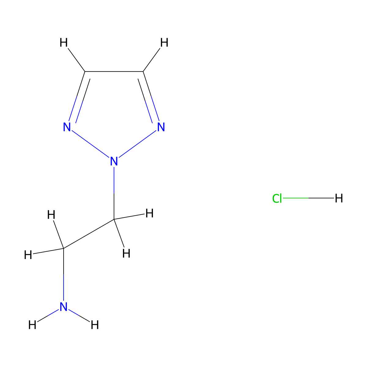 2-(2H-1,2,3-triazol-2-yl)ethan-1-amine hydrochloride molecular structure, CAS 4320-99-4
