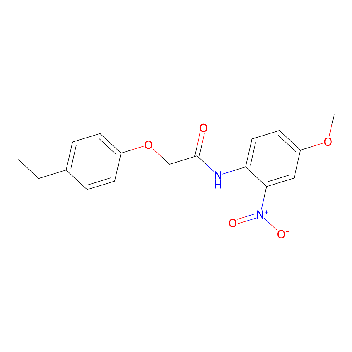 2-(4-ethylphenoxy)-N-(4-methoxy-2-nitrophenyl)acetamide molecular structure, CAS 432007-64-2