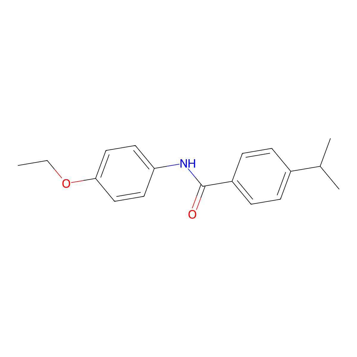 N-(4-ethoxyphenyl)-4-propan-2-ylbenzamide molecular structure, CAS 432009-66-0